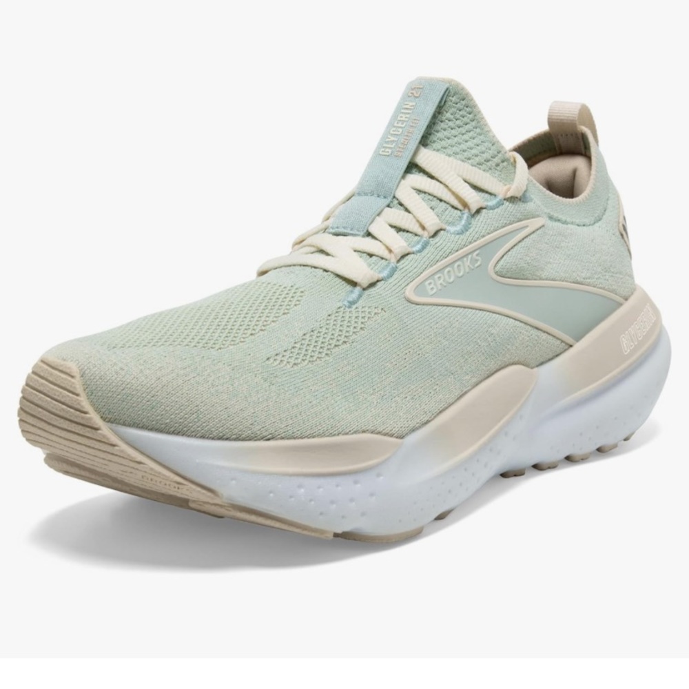 Brooks Glycerin 21 Stealthfit Women's Running Shoes - Mint Green